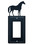Village Wrought Iron EG-68 Standing Horse - Single GFI Cover, Price/Each