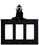 Village Wrought Iron EGGG-10 Lighthouse - Triple GFI Cover, Price/Each