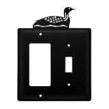 Village Wrought Iron EGS-116 Loon - Single GFI and Switch Cover