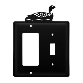 Village Wrought Iron EGS-116 Loon - Single GFI and Switch Cover