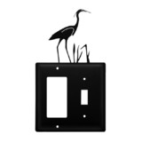Village Wrought Iron EGS-133 Heron - Single GFI and Switch Cover
