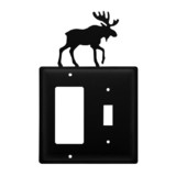 Village Wrought Iron EGS-19 Moose - Single GFI and Switch Cover