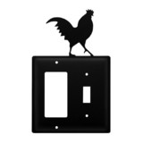 Village Wrought Iron EGS-1 Rooster - Single GFI and Switch Cover