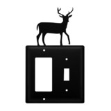 Village Wrought Iron EGS-3 Deer - Single GFI and Switch Cover