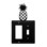 Village Wrought Iron EGS-44 Pineapple - Single GFI and Switch Cover, Price/Each