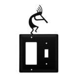 Village Wrought Iron EGS-56 Kokopelli - Single GFI and Switch Cover