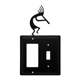Village Wrought Iron EGS-56 Kokopelli - Single GFI and Switch Cover