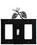Village Wrought Iron EGSG-89 Pinecone - Single GFI, Switch and GFI Cover, Price/Each