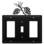 Village Wrought Iron EGSG-89 Pinecone - Single GFI, Switch and GFI Cover, Price/Each