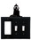 Village Wrought Iron EGSS-10 Lighthouse - Single GFI and Double Switch Cover, Price/Each