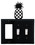 Village Wrought Iron EGSS-44 Pineapple - Single GFI and Double Switch Cover, Price/Each