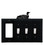 Village Wrought Iron EGSSS-116 Loon - Single GFI and Triple Switch Cover, Price/Each