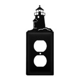 Village Wrought Iron EO-10 Lighthouse - Single Outlet Cover