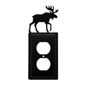 Village Wrought Iron EO-19 Moose - Single Outlet Cover