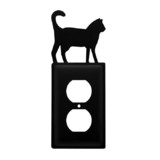 Village Wrought Iron EO-6 Cat - Single Outlet Cover