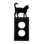 Village Wrought Iron EO-6 Cat - Single Outlet Cover, Price/Each