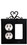 Village Wrought Iron EOG-51 Heart - Single Outlet and GFI Cover, Price/Each