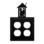 Village Wrought Iron EOO-256 Outhouse - Double Outlet Cover, Price/EACH