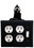 Village Wrought Iron EOOS-10 Lighthouse - Double Outlet and Single Switch Cover, Price/Each