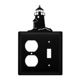 Village Wrought Iron EOS-10 Lighthouse - Single Outlet and Switch Cover