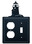 Village Wrought Iron EOS-10 Lighthouse - Single Outlet and Switch Cover, Price/Each