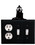 Village Wrought Iron EOSS-10 Lighthouse - Single Outlet and Double Switch Cover, Price/Each