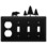 Village Wrought Iron EOSSS-83 Bear & Pine Trees - Single Outlet and Triple Switch Cover, Price/Each