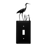 Village Wrought Iron ES-133 Heron - Single Switch Cover