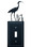 Village Wrought Iron ES-133 Heron - Single Switch Cover, Price/Each