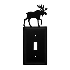 Village Wrought Iron ES-19 Moose - Single Switch Cover