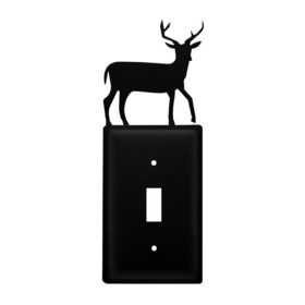 Village Wrought Iron ES-3 Deer - Single Switch Cover