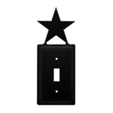 Village Wrought Iron ES-45 Star - Single Switch Cover