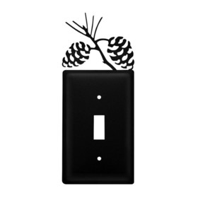 Village Wrought Iron ES-89 Pinecone - Single Switch Cover