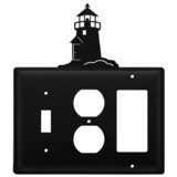 Village Wrought Iron ESOG-10 Lighthouse - Single Switch, Outlet and GFI Cover
