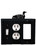 Village Wrought Iron ESOG-116 Loon - Single Switch, Outlet and GFI Cover, Price/Each