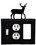 Village Wrought Iron ESOG-3 Deer - Single Switch, Outlet and GFI Cover, Price/Each