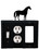 Village Wrought Iron ESOG-68 Horse - Single Switch, Outlet and GFI Cover, Price/Each