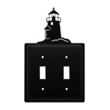 Village Wrought Iron ESS-10 Lighthouse - Double Switch Cover
