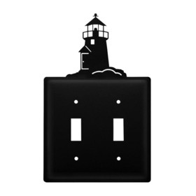 Village Wrought Iron ESS-10 Lighthouse - Double Switch Cover