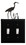 Village Wrought Iron ESS-133 Heron - Double Switch Cover, Price/Each