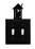 Village Wrought Iron ESS-256 Outhouse - Double Switch Cover, Price/EACH