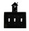 Village Wrought Iron ESSS-256 Outhouse - Triple Switch Cover, Price/EACH