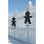 Village Wrought Iron HOS-175W Snowman - Decorative Hanging Silhouette-WHITE, Price/Each