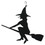 Village Wrought Iron HOS-26 Witch - Decorative Hanging Silhouette, Price/Each