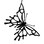 Village Wrought Iron HOS-38 Butterfly - Decorative Hanging Silhouette, Price/Each