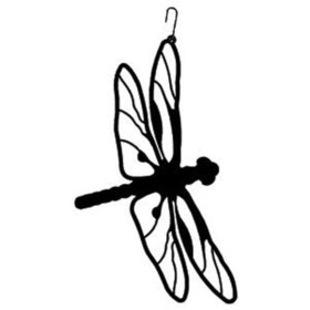 Village Wrought Iron HOS-71 Dragonfly - Decorative Hanging Silhouette