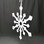 Village Wrought Iron HOS-85W Snowflake - Decorative Hanging Silhouette, Price/Each