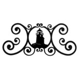 Village Wrought Iron HP-OD-10 Lighthouse - Over Door Plaque