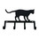 Village Wrought Iron KH-247 Cat at Play - Key Holder, Price/Each