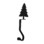 Village Wrought Iron MH-A-42 Pine Tree - Mantel Hook, Price/Each